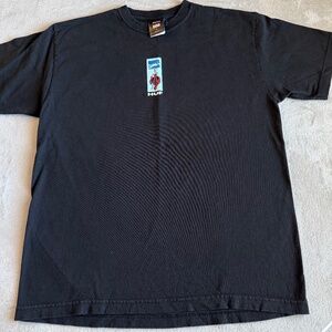Marvel x Huf Spider-Man Graphic T-Shirt Size Large Black Comics Big Back Print